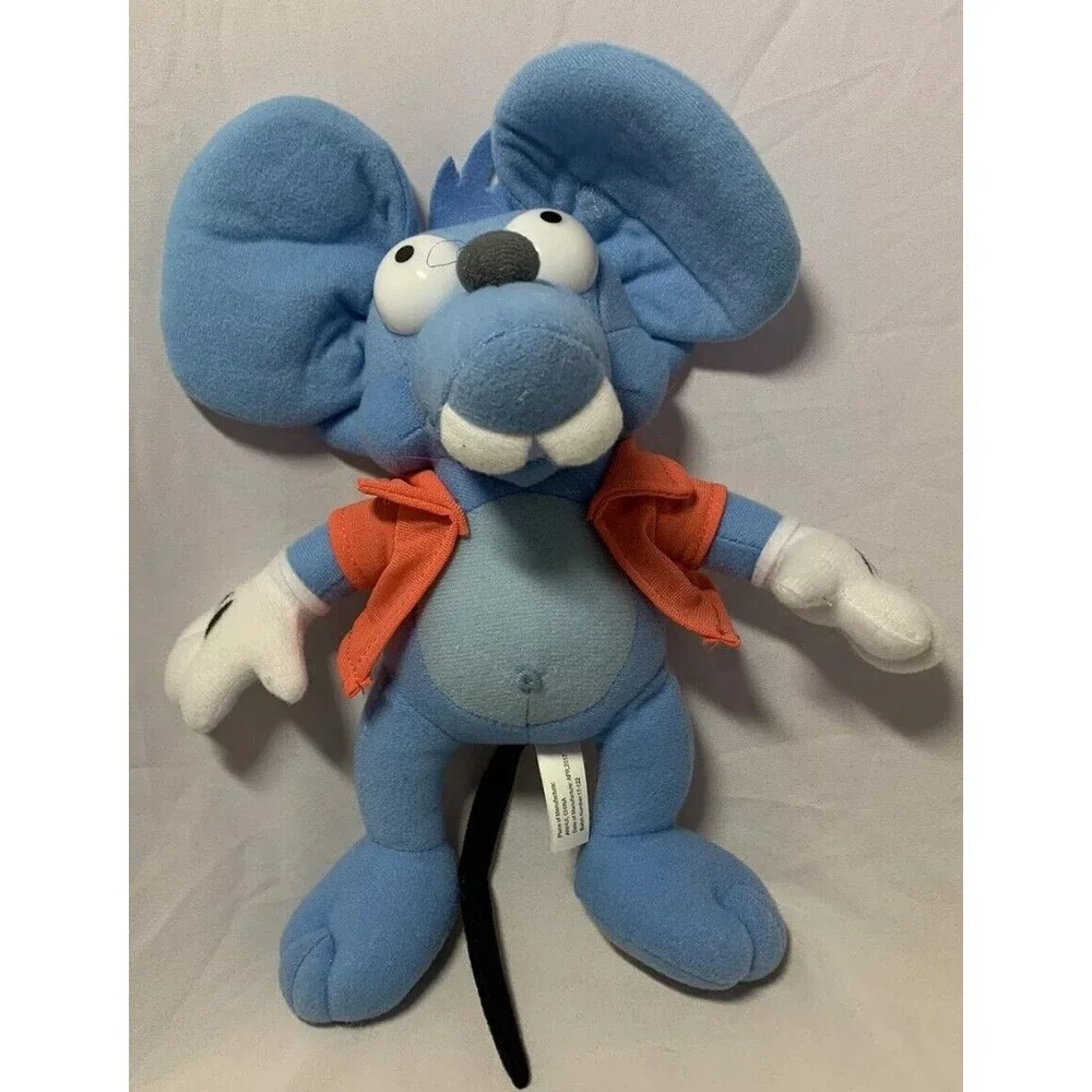 The Simpsons Plush‎ ITCHY Blue Mouse Toy Factory Stuffed Animal Plush Rat
